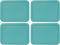 Pyrex 7210-PC 3-Cup Turquoise Rectangle Plastic Food Storage Lid, Made in the USA - 4 Pack...